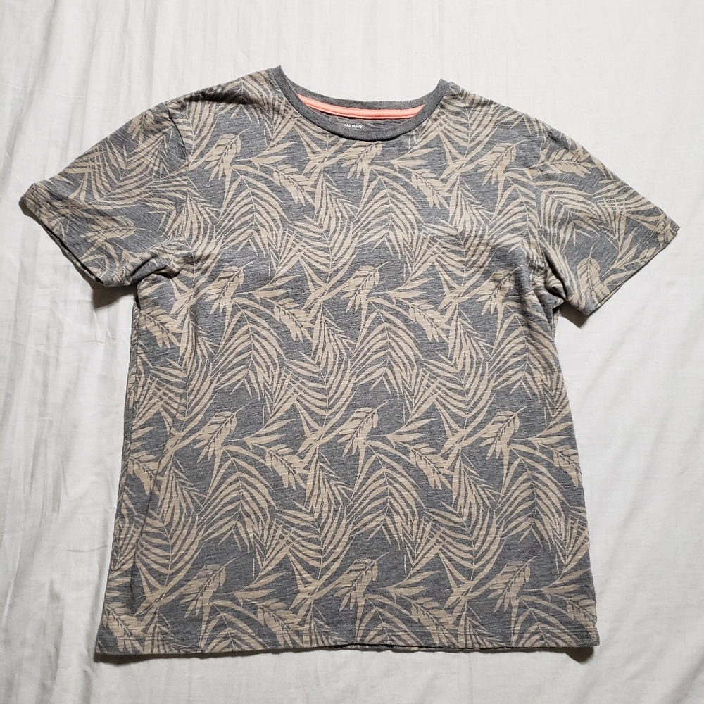 Mens Palm Print Tee